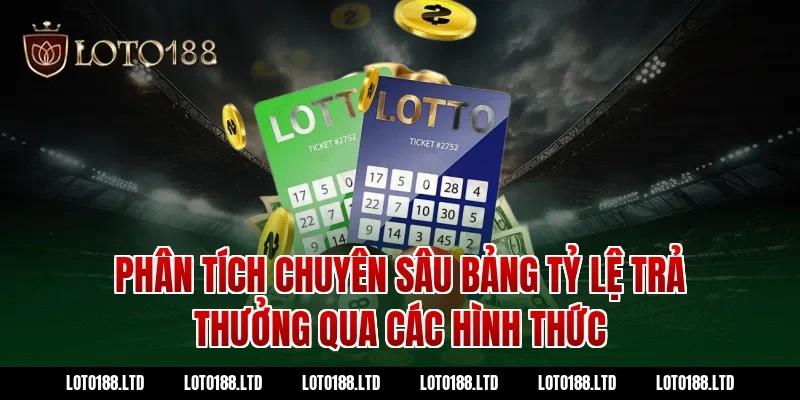 Phân tích chuyên sâu bảng tỷ lệ trả thưởng qua các hình thức tại Loto188